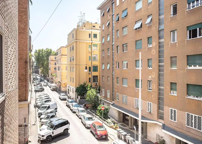 King Size Wifi Air Conditioning Tv50 10Min Colosseo-Trastevere